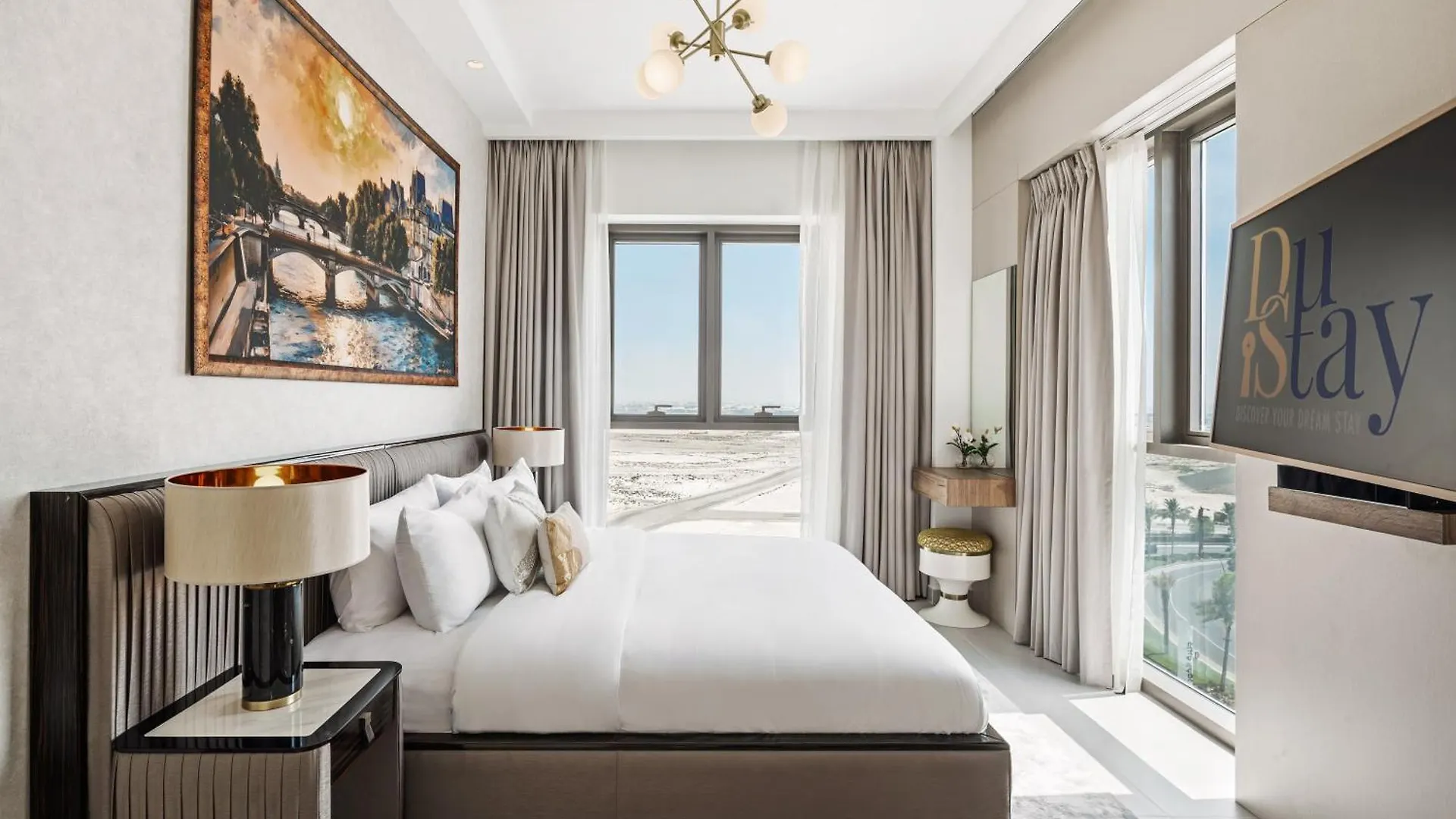 Appartement Skyline Vista 3-Bedroom Haven With Lagoon Retreat Dubaï