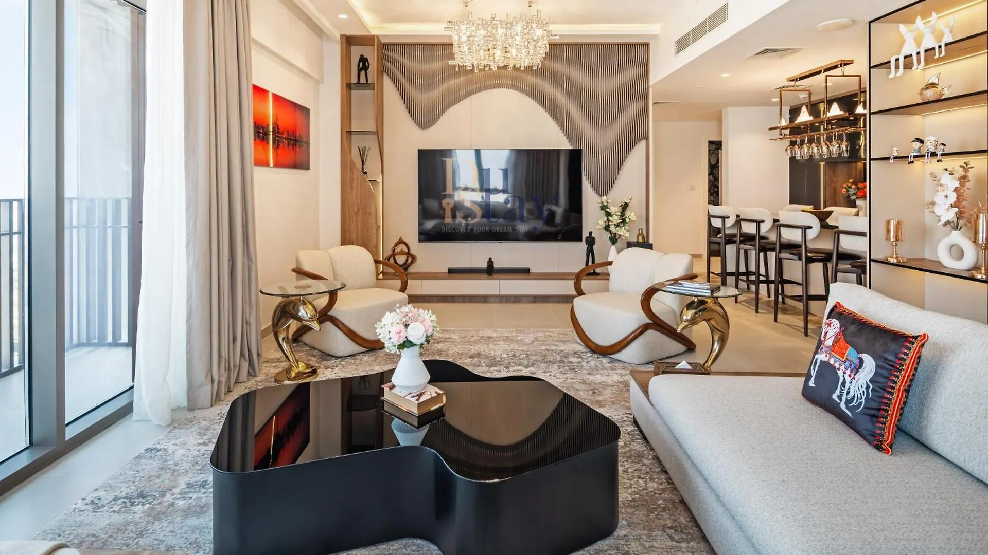 Appartement Skyline Vista 3-Bedroom Haven With Lagoon Retreat Dubaï